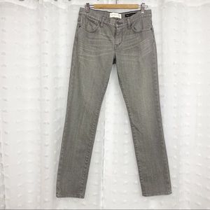 Paper Denim & Cloth gray low rise cigarette jeans 29/8